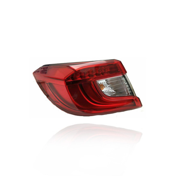 Tail Light Assembly Fit/For 18-22 Honda Accord-Sedan - Outer On Body - Left Hand / Driver - CAPA - 33550TVAA01