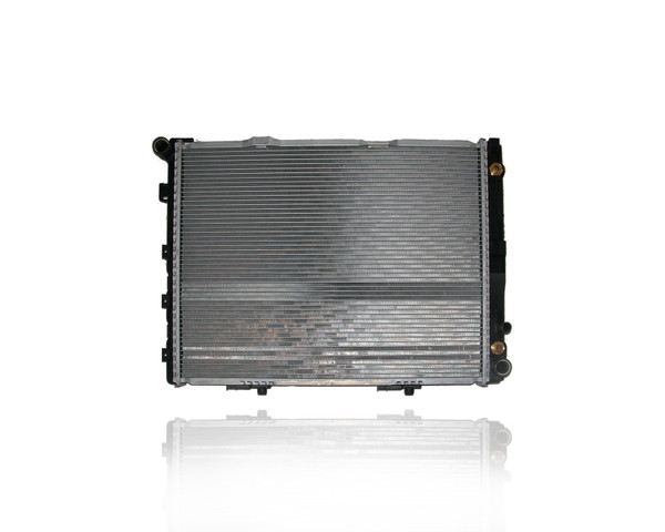 Radiator For 87-95 Mercedes-Benz 124 E300 Diesel Automatic Transmission - With Transmission Oil Cooler - Plastic Tank Aluminum Core - 1245002302