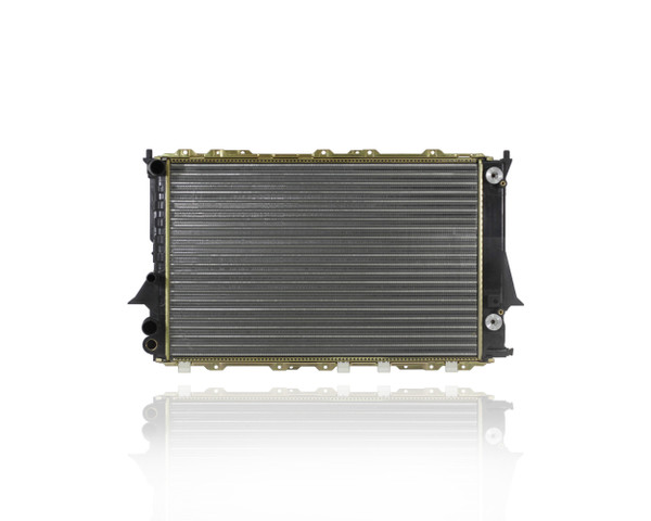 Radiator For 92-92 Audi 100 Automatic Transmission - With Transmission Oil Cooler - Plastic Tank Aluminum Core - 4A0121251M