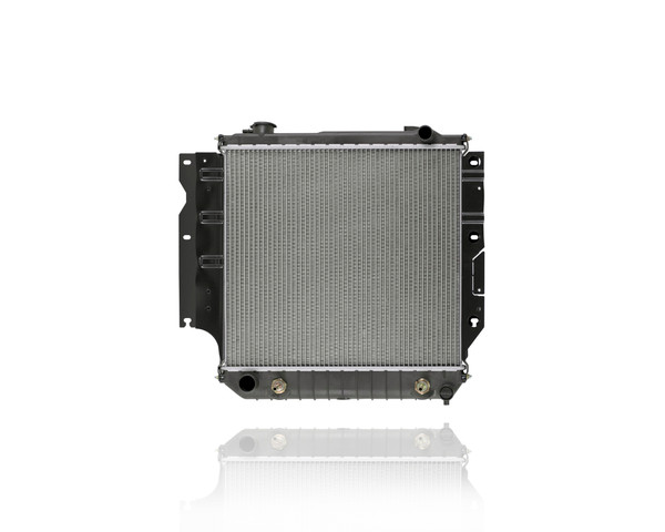 Radiator For 2102 97-03 Jeep Wrangler 4/6Cy 2.5/4.0L - Plastic Tank Aluminum Core, 1-Row