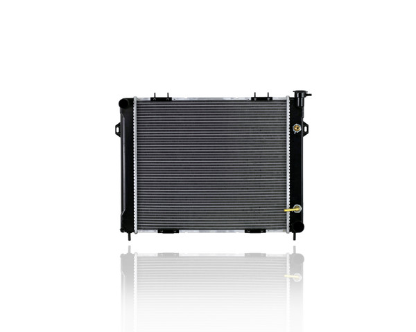Radiator For 93-97 Jeep Grand Cherokee Automatic Transmission V8 5.2L - Plastic Tank Brass Core - 4734104