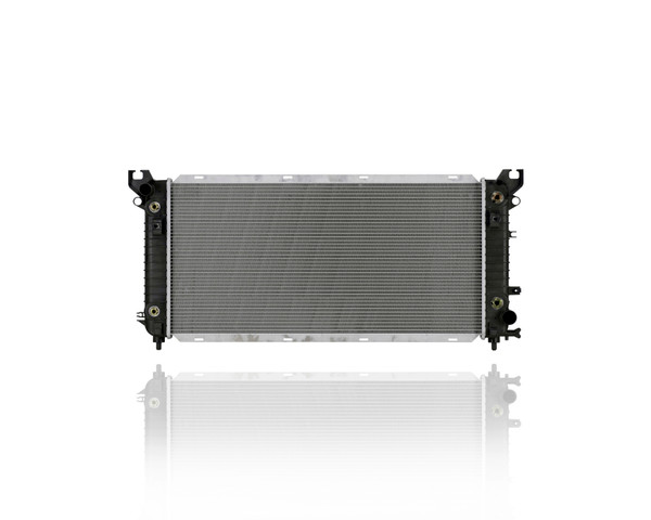 Radiator For 13398 14-16 Chevrolet Silverado 1500 14-16 Sierra 1500 5.3/6.2L Automatic Transmission With Tow Package - Plastic Tank Aluminum Core, 1-Row