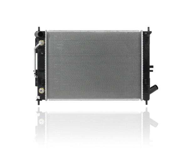 Radiator For 13411 14-14 Hyundai Elantra Coupe, 16-17 Elantra-GT, 14-16 Sedan, 15-17 Kia Forte-Koup 2.0L Manual Transmission - Plastic Tank Aluminum Core