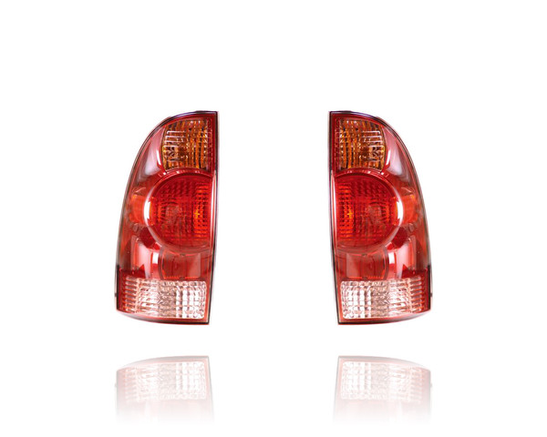 Tail Light Assembly For 05-08 Toyota Tacoma, 12-15 Standard-Type - Both Pair, Left Driver Right Passenger (CAPA-Certified) - 8155004150, 8156004150