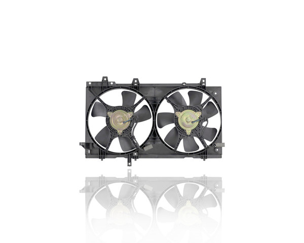 Dual Radiator and Condenser Fan Assembly - Compatible/Replacement for '03-08 Subaru Forester With Turbo - 45131SA000