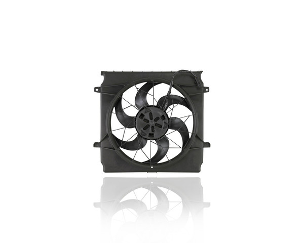 Engine Cooling Fan Assembly - Compatible/Replacement for '06-07 Jeep Liberty 3.7-Liter Without Heavy Duty - 5183563AA