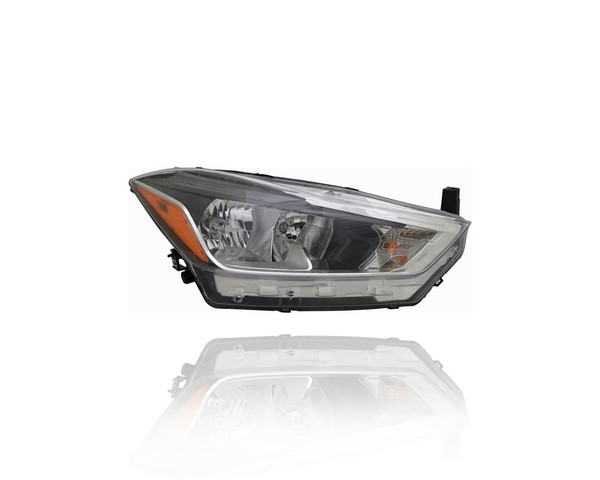Headlight Assembly - Compatible/Replacement for '18-21 Nissan Kicks S/SV - Halogen-Type - Right Hand - Passenger - 260105RL0A