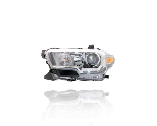 Headlight Assembly - Compatible/Replacement for '16-17 Toyota Tacoma SR5 - Halogen With Fog Lamp & Halogen Daytime Running Light - Left Hand - Driver - 8115004260 - CAPA