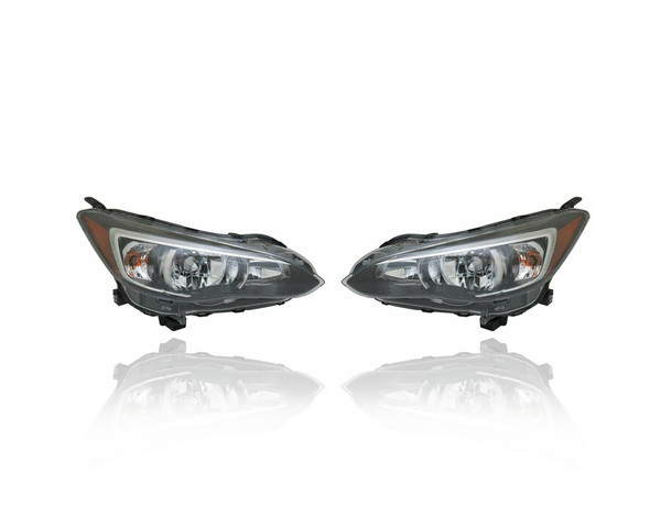 Headlight For 18-23 Crosstrek 17-19 Impreza 2.0L Pair 84001FL00A 84001FL01A CAPA