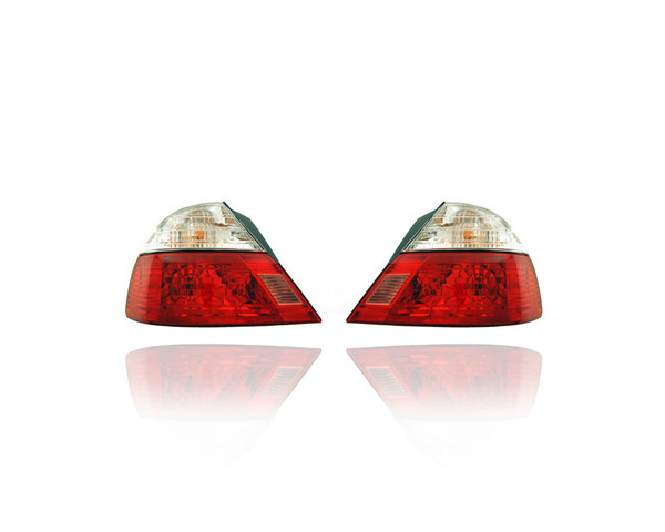 Tail Light Assembly - Compatible/Replacement for '03-04 Toyota Avalon - Pair, Left Driver + Right Passenger Set - 81550AC070, 81560AC070