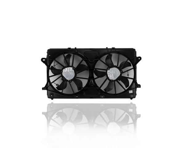 Dual Radiator and Condenser Fan Assembly Compatible/Replacement for '19-21 Chevrolet Silverado/GMC Sierra 1500 Regular/Extended/Crew Cab, 21-21 Suburban 5.3/6.2L V8 - With Brushless Motor - 84120130