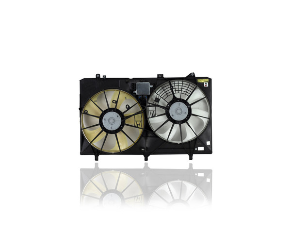 A-C Condenser Fan Assembly - Compatible/Replacement for '13-15 Lexus RX350 6-Cylinder 3.5 Liter With Tow Package & Fan Control Module - 1636331380