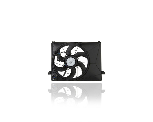 Dual Radiator and Condenser Fan Assembly - Compatible/Replacement for '07-12 Kia Rondo 2.7 Liter - 253801D300