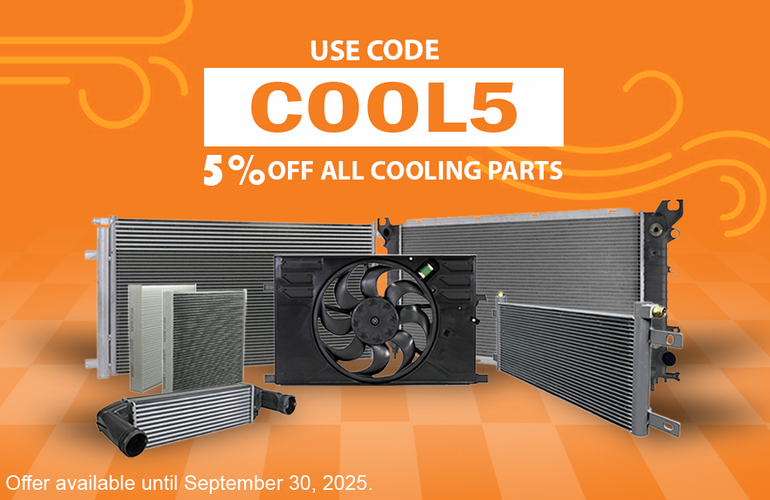 Keep Your Cool: Save 5% on All Cooling Parts with Code COOL5