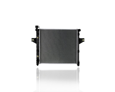 Direct Fit Radiator For 1999-2004 Jeep Grand Cherokee 4.0L - Aluminum Core, 1-Row, With Transmission Cooler