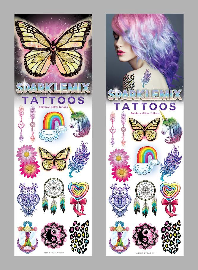 Sparkle Glitter Tattoos | Gumballs.com