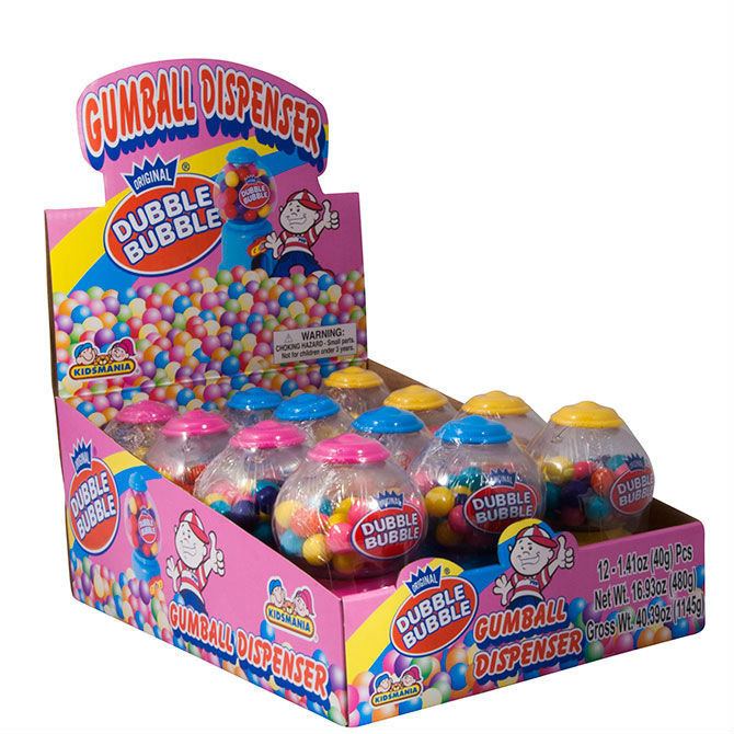 Dubble Machine Dubble Bubble Mini Gumball Machine (144pc) | Gumballs.com