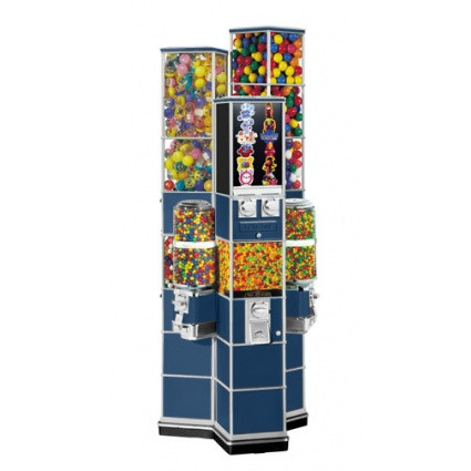 その他 threeA BEAVER INDUSTRIES Milky Bot Beaver Tri Tower Deluxe I Vending Machine Set | Gumballs.com