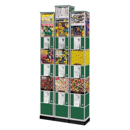 Beaver Triple Decker Tower Vending Machine Set | Gumballs.com