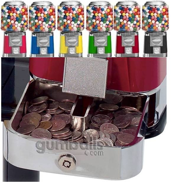 Double Cash Box Pro Supreme Vending Machine Stand | Gumballs.com