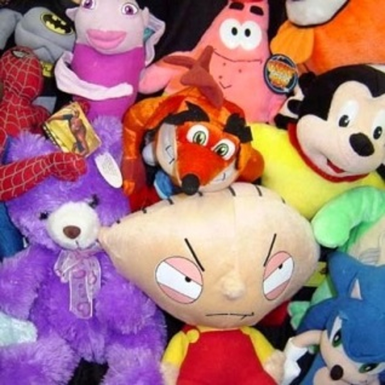 Jumbo Plush Toy Crane Mix 50% Licensed 96pc | Gumballs.com