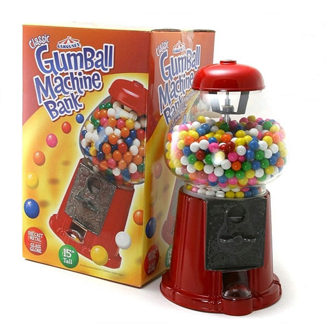 King Carousel Gumball Machine Bank 15