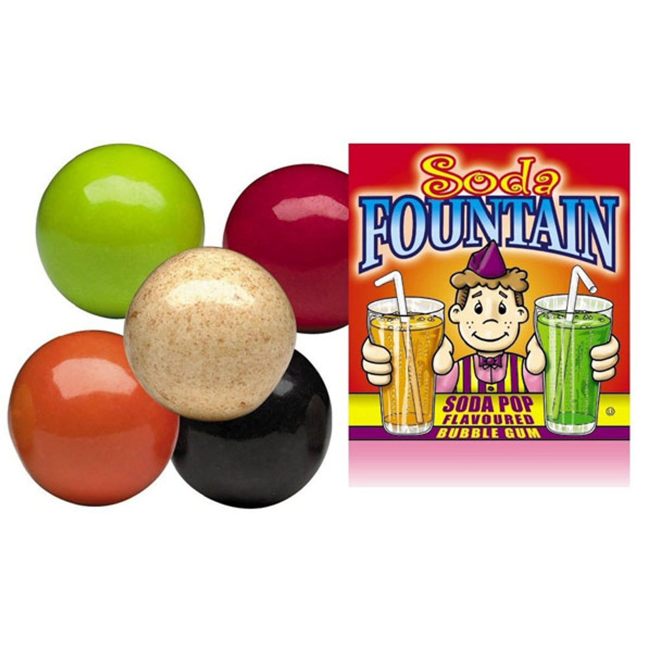 Soda Fountain Gumballs 1430 Count | Gumballs.com