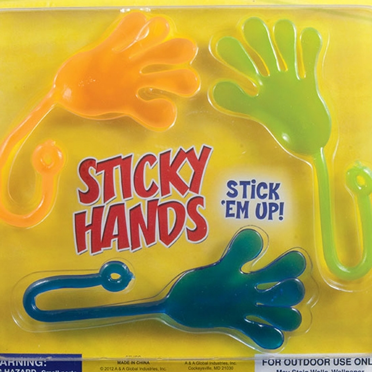 sticky hand toy