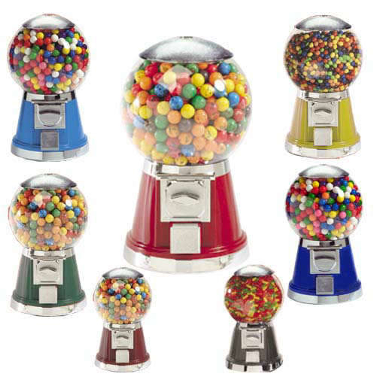 50 Original Bubble Gum Machines W/ Stands - Gumball Machine Warehouse