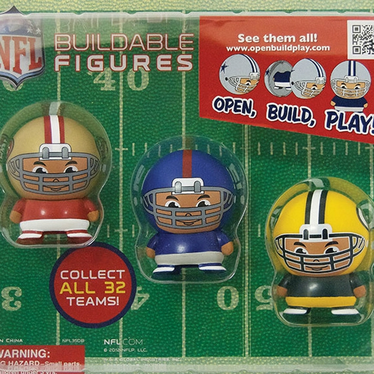 NFLフィギュアまとめ売り NFL Buildable Player Figurines | Gumballs.com