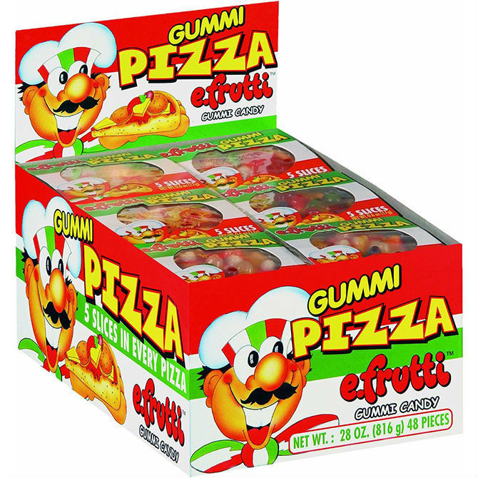 E.Frutti Gummi Pizzas 48ct