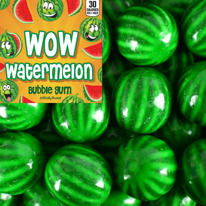 Zed Watermelon Gumballs (1"/900count)