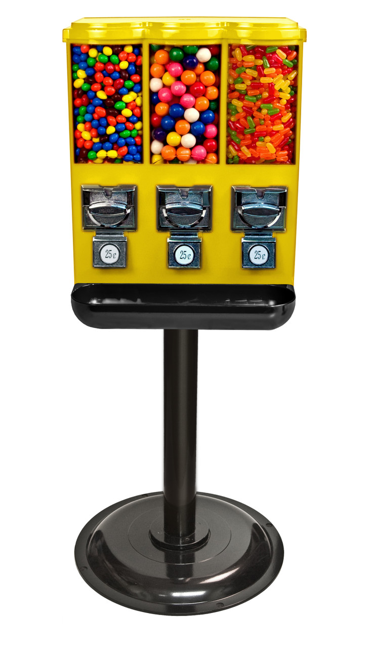 Triple Vend Candy Machine - Canisters & Parts | Gumballs.com