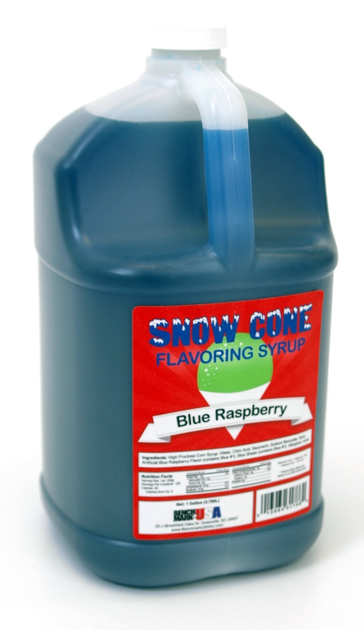 Blue Raspberry Snow Cone Syrup 4 Gallons