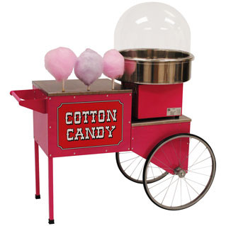 Cotton Candy Machine Trolly Cart