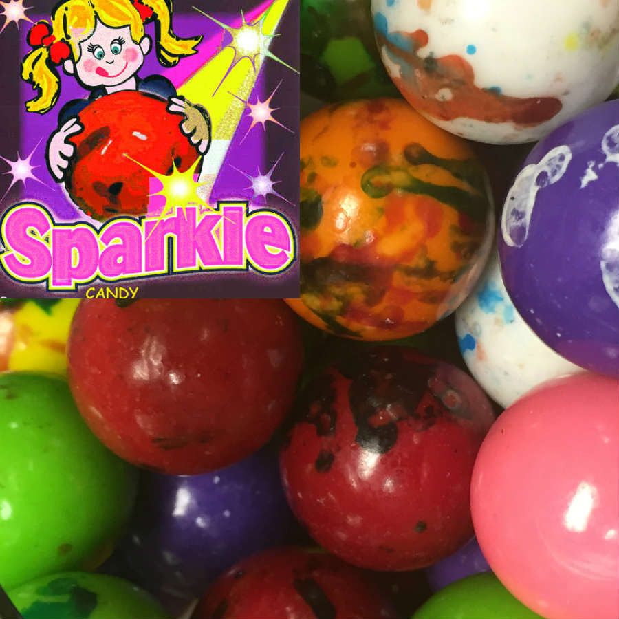 Sparkle Jawbreakers w/ Candy Center