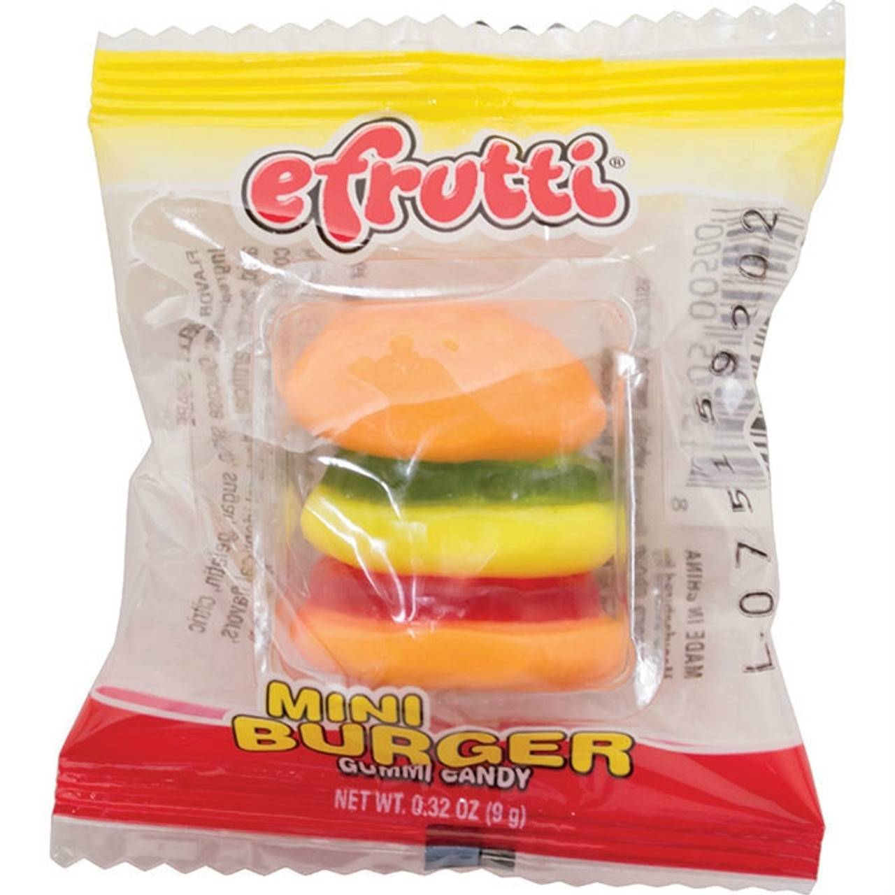 Mini Burger Gummi S 60pc Bag Gumballs Com