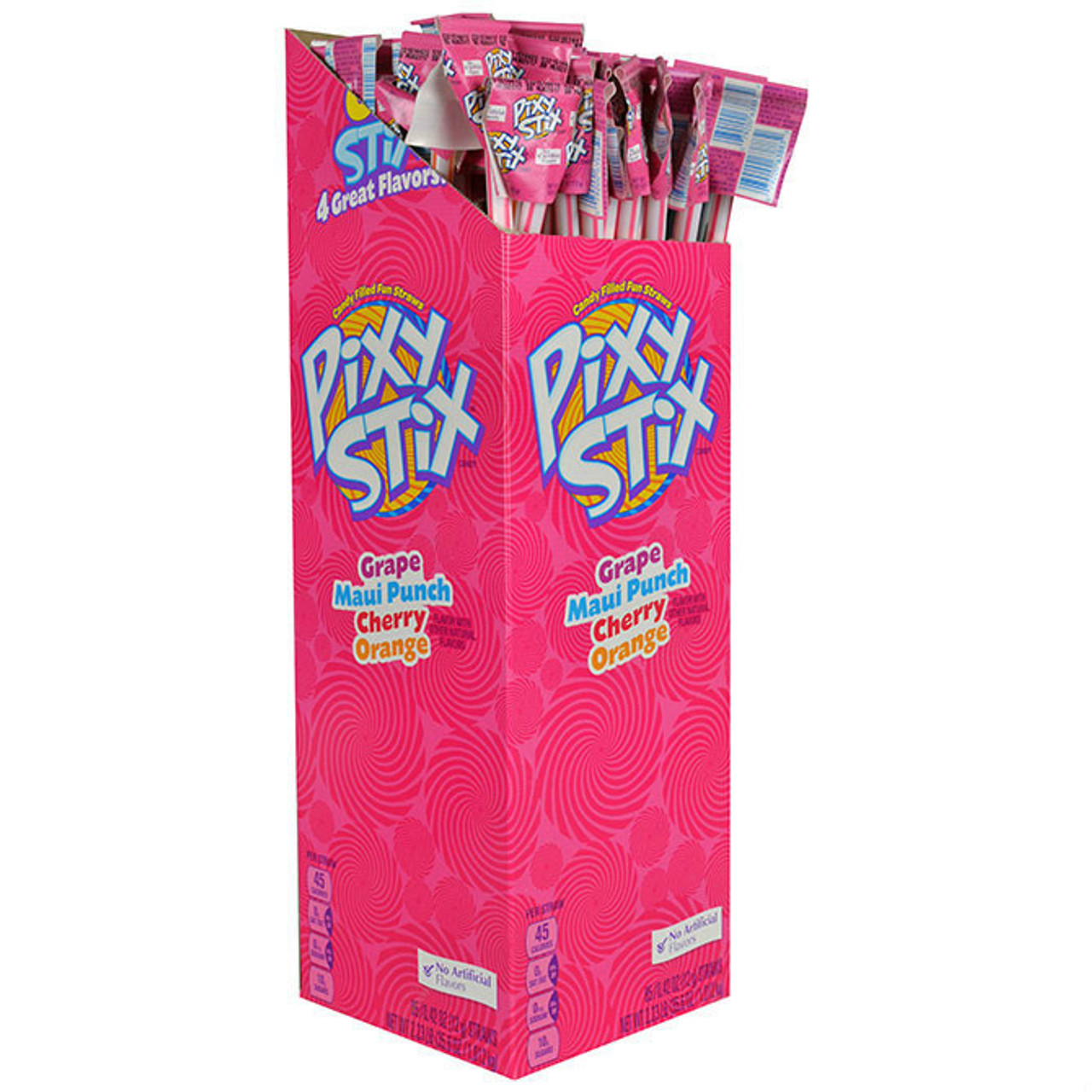 ジャイアントピーチ Giant Pixie Sticks (510pc) | Gumballs.com