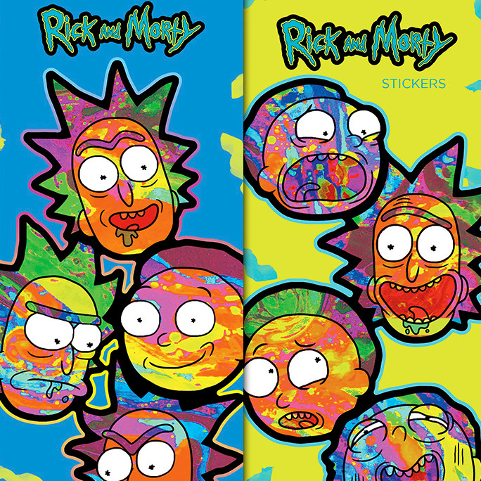 店舗用品 rick Rick & Morty Stickers | Gumballs.com