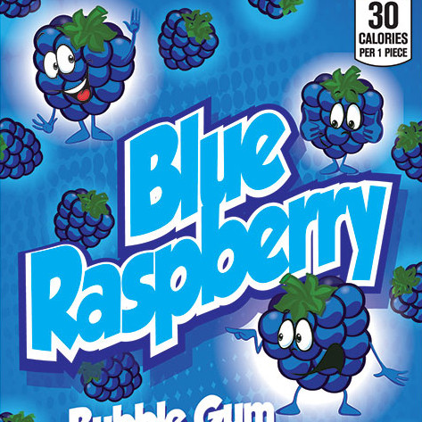 Zed Blue Raspberry Gumballs (1