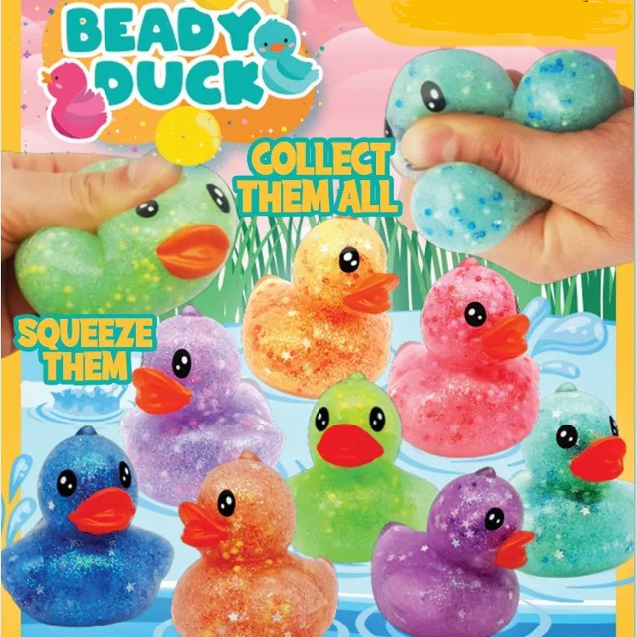 Glitter Rubber Ducky Assortment 2 (50 PACK)