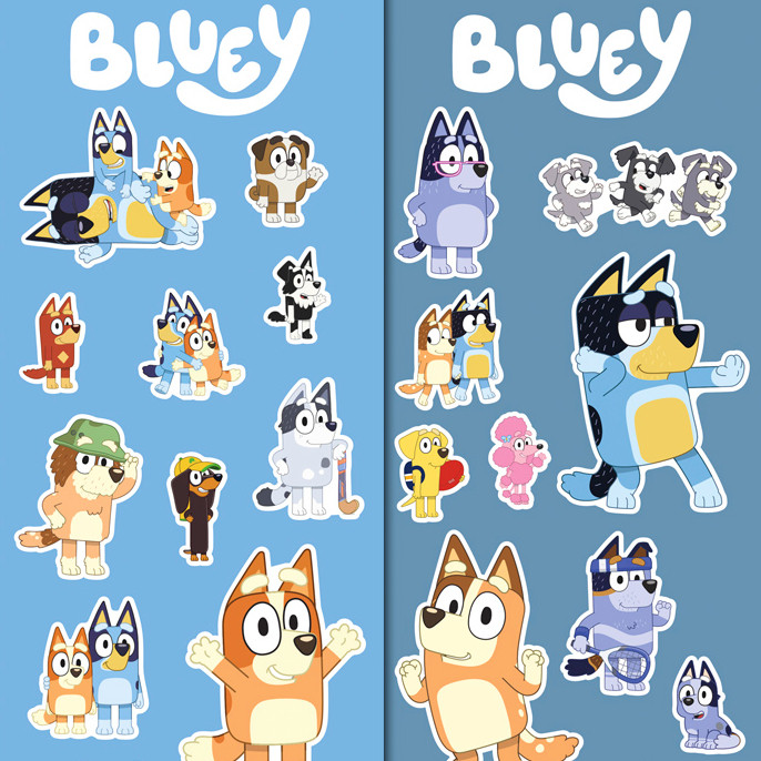 Bluey Stickers | Gumballs.com
