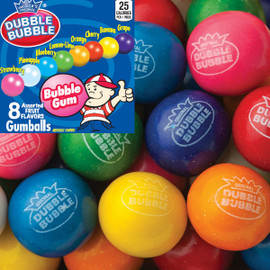 Dubble Bubble Assorted Gumballs (1"/850count/Full or Half-Case)