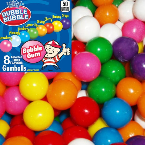 Dubble Bubble Assorted Gumballs (1.13"/600 Count) | Gumballs.com