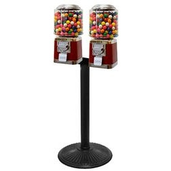 Double Classic Gumball Vending Machine with Stand