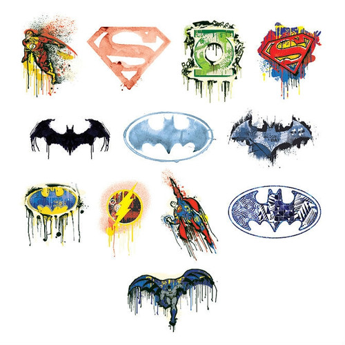 DC Comics Logo Tattoos 