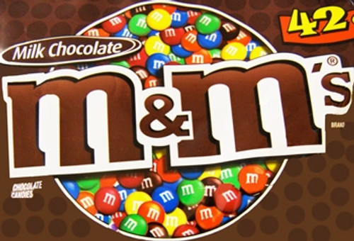 M&M's Plain Milk Chocolate Candy - Case (14.25 LBS) 
