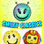 upper square portion of the display for the Smiley Classics Stickers, showing details possible in the sticker you buy from this machine upper square portion of the display for the Smiley Classics Stickers, showing details possible in the sticker you buy from this machine