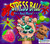Not Just Stressballs display card showing the types of toys in the mix Not Just Stressballs display card showing the types of toys in the mix