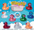 Glitter Ducks feeling ducky display card for showing off the capsuled product Glitter Ducks feeling ducky display card for showing off the capsuled product